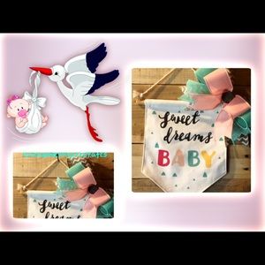 Sweet dreams baby nursery decor